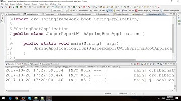 Jasper Reports with Spring Boot