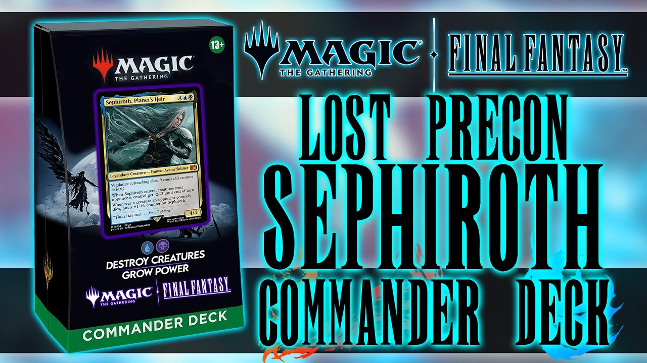 sephiroth mtg commander deck Box: Final Fantasy VII - Holds 100 Double Sleeved Cards Ready to play MTG EDH deck from Gray Gauntlet Games. FIN] Sephiroth, Planet's Heir; Cloud,