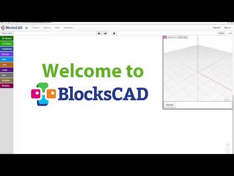 BlocksCAD Quick Start