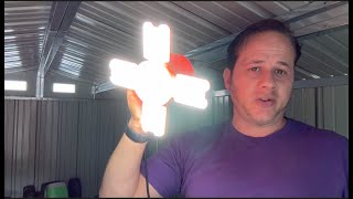 RIUVAO 60w LED Temporary Work Light Review!