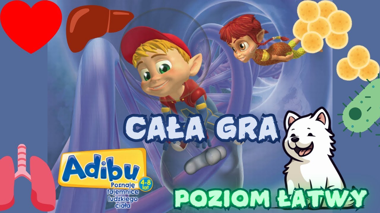 Sprawdzian Tajemnice Ludzkiego Ciała Kl 4 2019 Adibu: Poznaję tajemnice ludzkiego ciała - Cała gra [Poziom łatwy