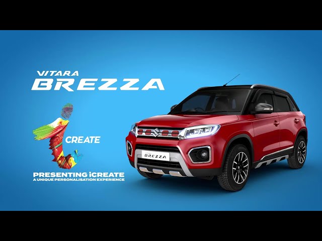 iCreate x Vitara Brezza | Personalise Your Drive - YouTube