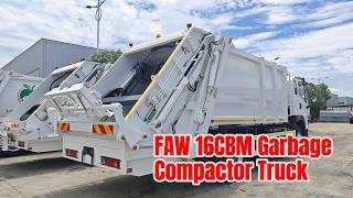 J6K 260HP Garbage Compactor Truck – Powerful City Waste Management