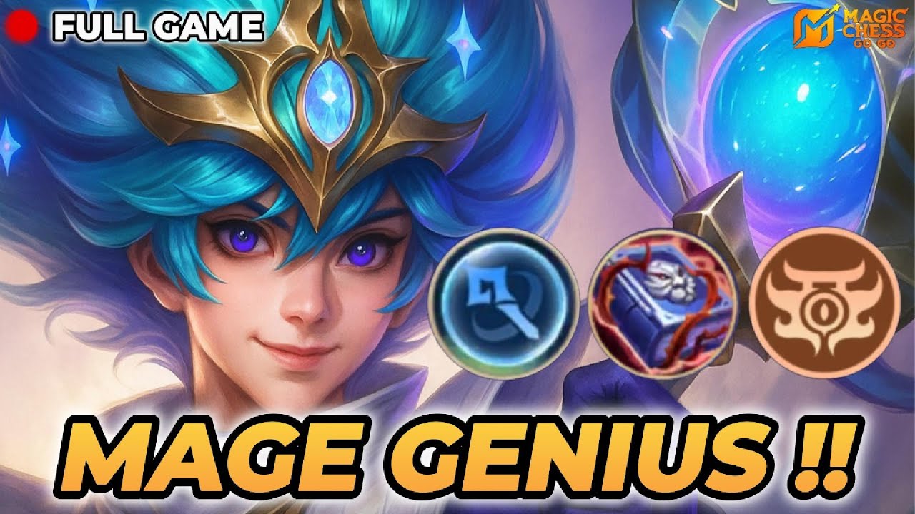 MAGE GENIUS!! Harley B3 + Crystal Mage VS Angela B3 | Magic Chess