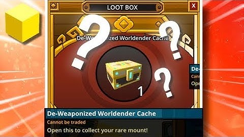 Trove - Reaching 430 Trove Mastery & OPENING a De-Weaponized Worldender Cache | Road to Golden!