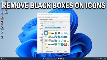 How To Remove Black Boxes On Desktop Icons In Windows 11 & 10  - Easy Fix