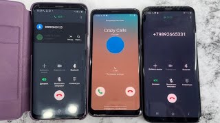 Two Purple Samsung Galaxy S9 vs Samsung Galaxy S8 Plus/ Incoming, Outgoing Madness Calls Resimi