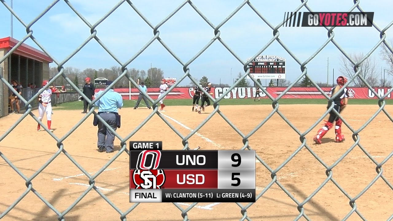 coyotes don edwards SOFTBALL: South Dakota 5, Omaha 9