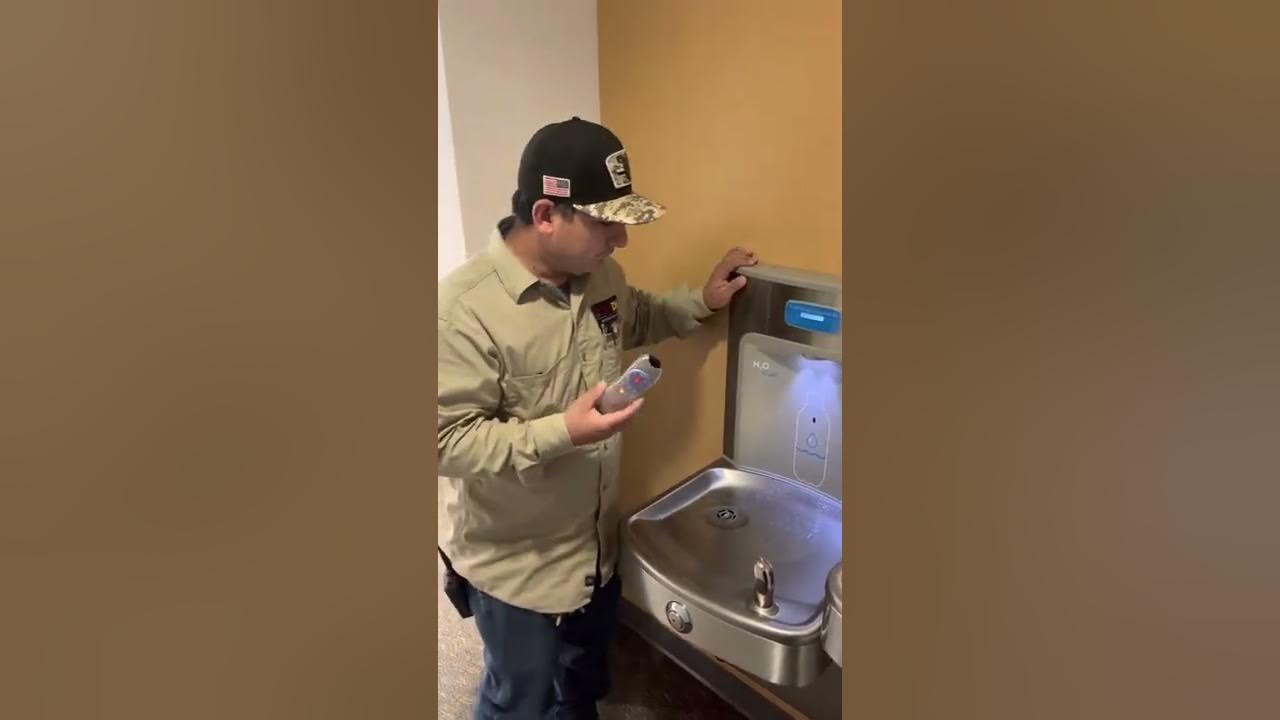 Murdock Drinking Fountain Bottle Filler Censor Adjustment YouTube
