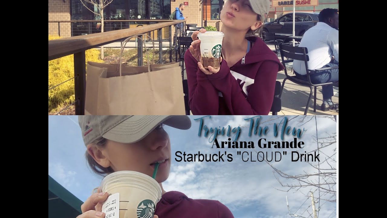 Is It Overrated?? TRYING THE NEW ARIANA GRANDE STARBUCKS CLOUD DRINK! | Lindsey Raelle Vlogs