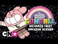 Gumball | Richards skøreste scener | Dansk Cartoon Network