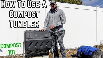 How To Use A Compost Tumbler | For Beginners | #composting #compost #tumbler