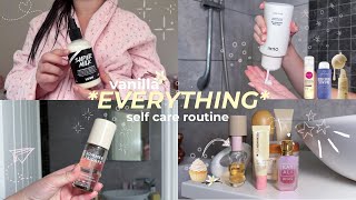 Cozy Vanilla Autumn Shower Routine 🤎🍂 | Everything Shower, Body Care, Hair Wash & Perfume Layering