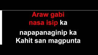 Video thumbnail of "Araw Gabi KARAOKE Lower key Regine Velazquez"