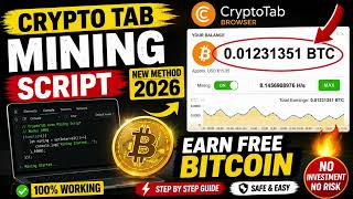 CryptoTab Browser Mining Script 2026 | Earn Free Bitcoin Fast