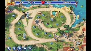 Day D: Tower Rush - Online Free Game at 123Games.App screenshot 1