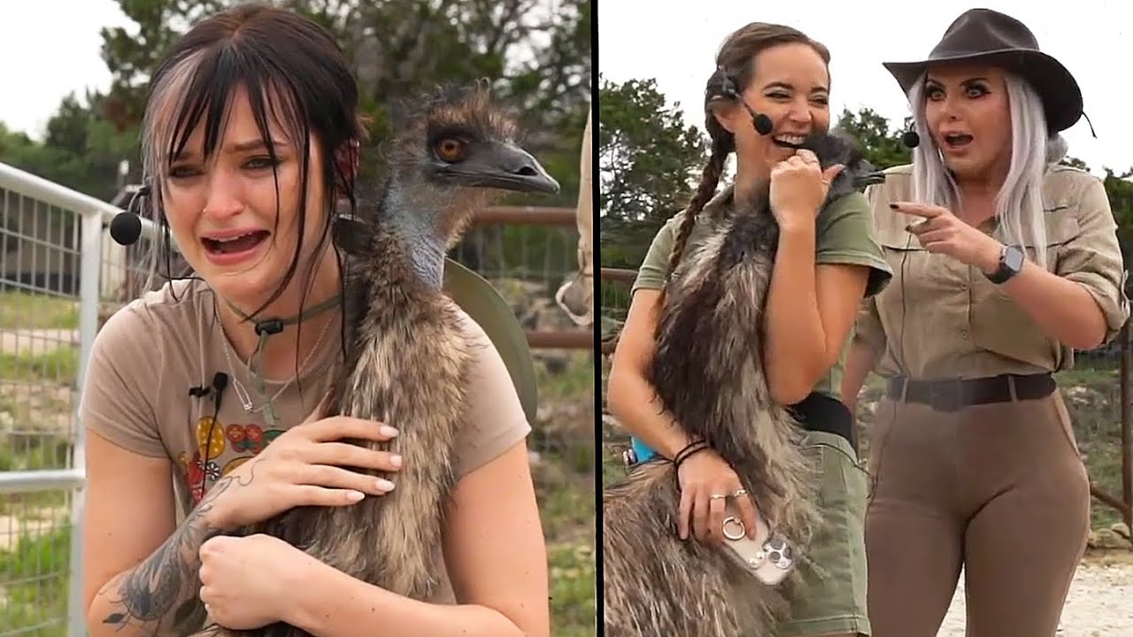 Maya shows Jessica and PeachJars Stompy at Alveus