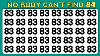 TEST YOUR OBSERVATION SKILLS | FIND THE ODD ONE OUT - NUMBER AND LETTER EDITION | ODDITY SPOTTING