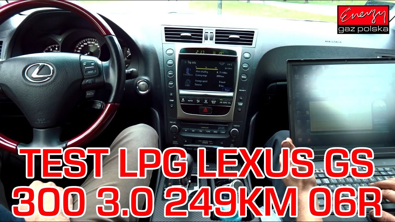 Jazda próbna testowa Test LPG Lexus GS 300 z 3.0 249KM