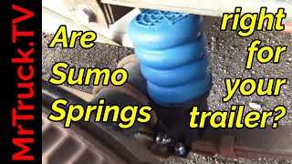 SumoSprings for your Trailer, better ride, easier on your trailer.