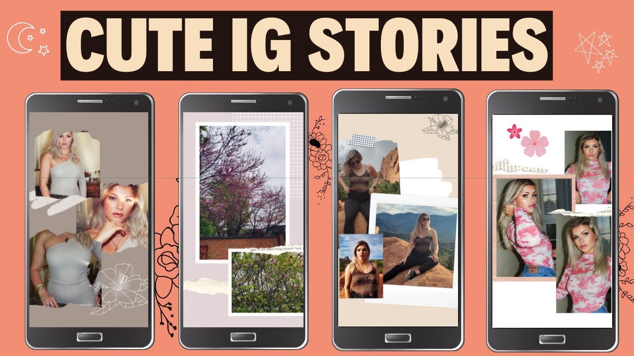 How to Create CUTE Custom Instagram Stories (So EASY!) - YouTube