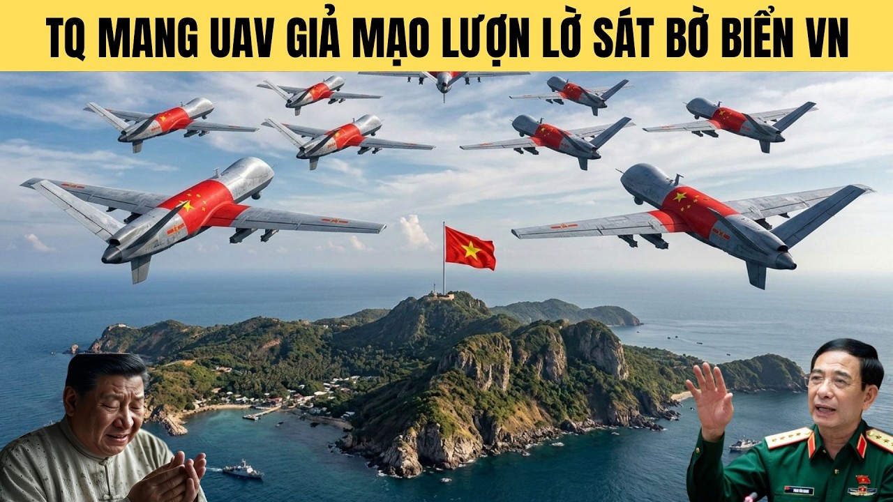 Trung Quốc mang UAV giả mạo YILO4200 lượn lờ sát bờ biển Việt Nam !