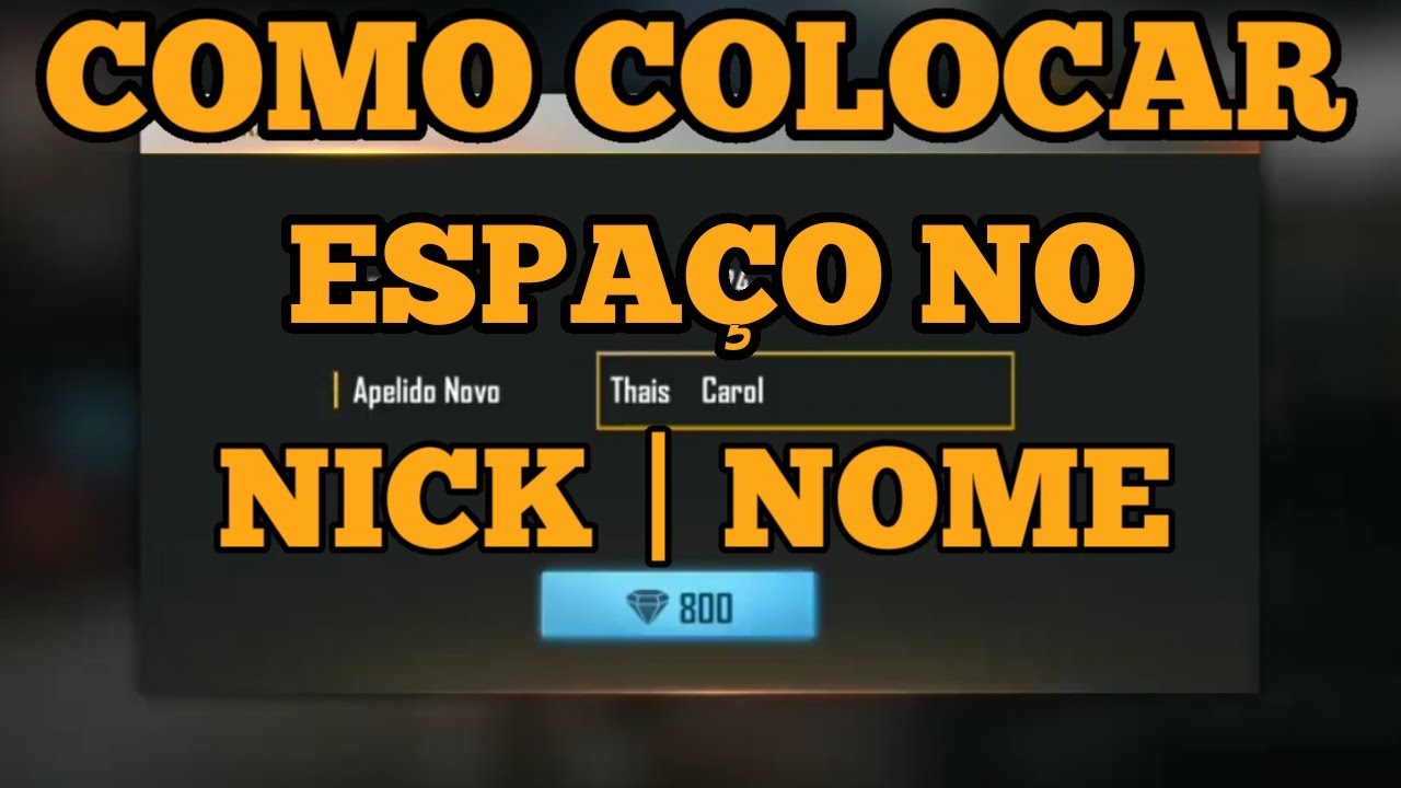 Espaço Invisível FF: Aprenda copiar e colar no Free Fire 