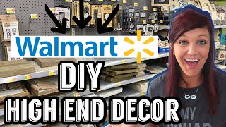 ⭐️SHOCKING WALMART FINDS | DIY HIGH END DECOR WITH WALMART CRAFTS AND BLANKS | CRICUT MAKER 3⭐️