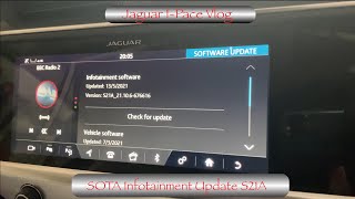 I-Pace Vlog - SOTA Infotainment update S21A (S21A_21.10.6-676616) Jaguar I Pace Software Update
