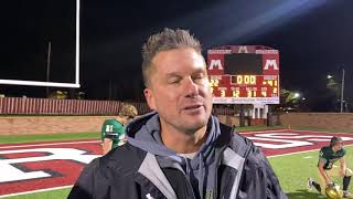 Muskegon Catholic Central Coach Steve Czerwon Discusses 41-22 Regional Finals Loss To Lawton