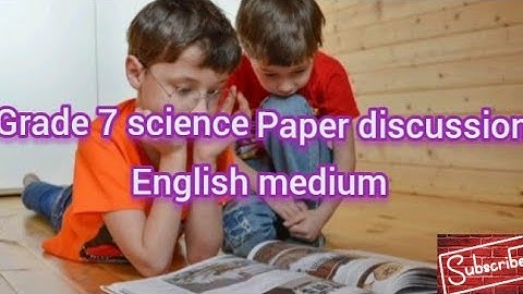 grade 7 science English medium