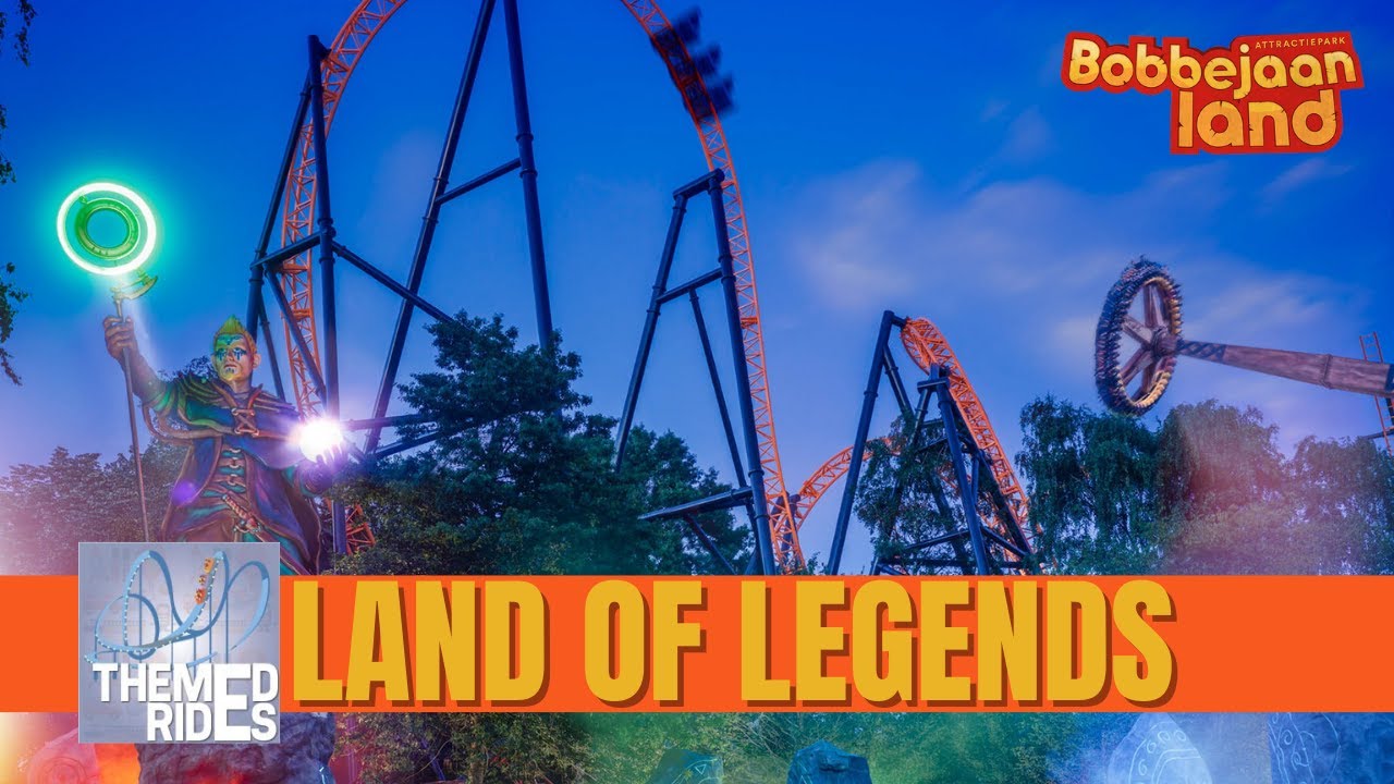 Bobbejaanland Land of Legends - Fury - Typhoon - Sledge Hammer - Themed Rides onride/offride - POV