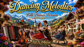 Dancing Melodies – Folk Dance Version | Joyful Accordion & Violin Instrumental | ArtX3Music