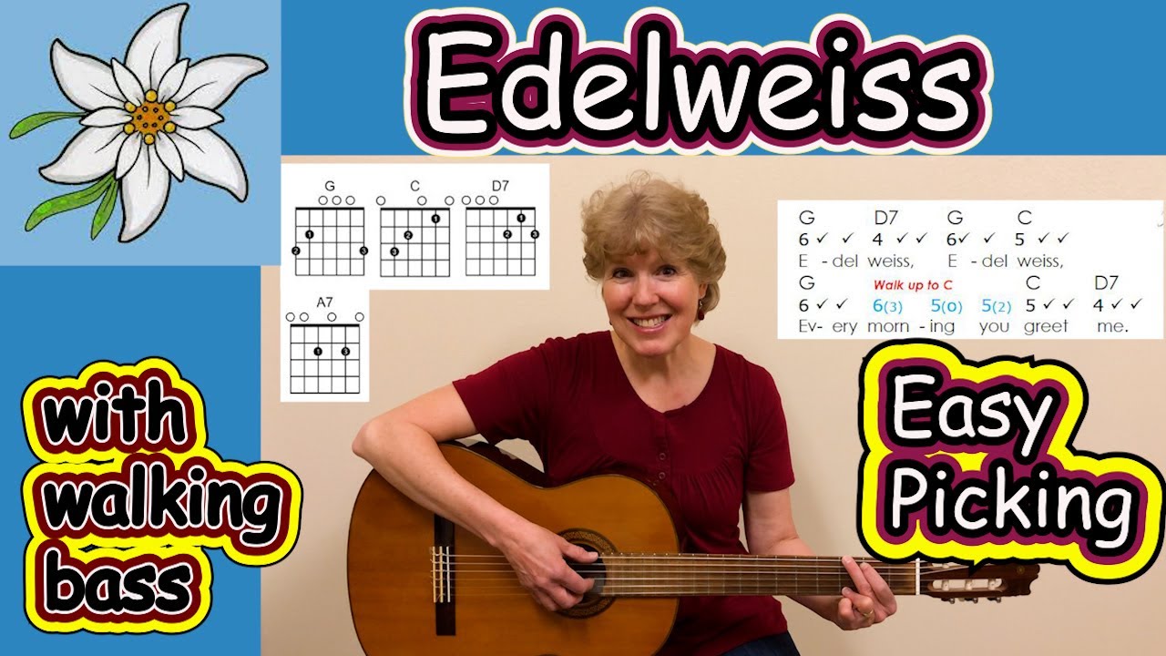 Edelweiss (Easy Guitar and Walking Bass)