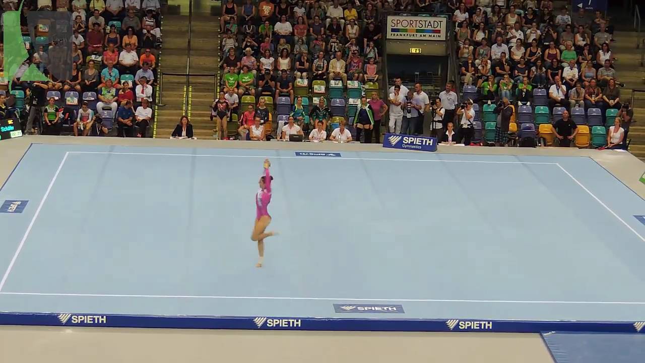 Pauline Schäfer - Boden - 2. Olympia-Qualifikation 2016