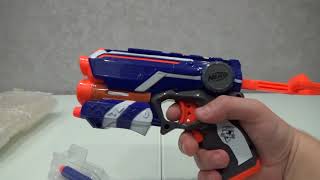 Nerf Hot Fire Strike Elite Soft Bullet gun toy with Orbeez and laser screenshot 1