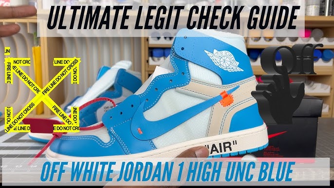 Here's a Detailed Look at Virgil Abloh's Off-White Air Jordan 1 'UNC' -  WearTesters