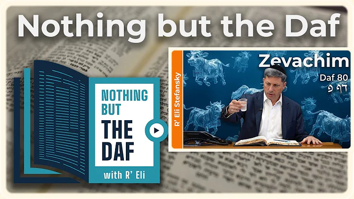 CHAZARAH - Zevachim Daf 80 | "Nothing but the Daf" with R' Eli Stefansky
