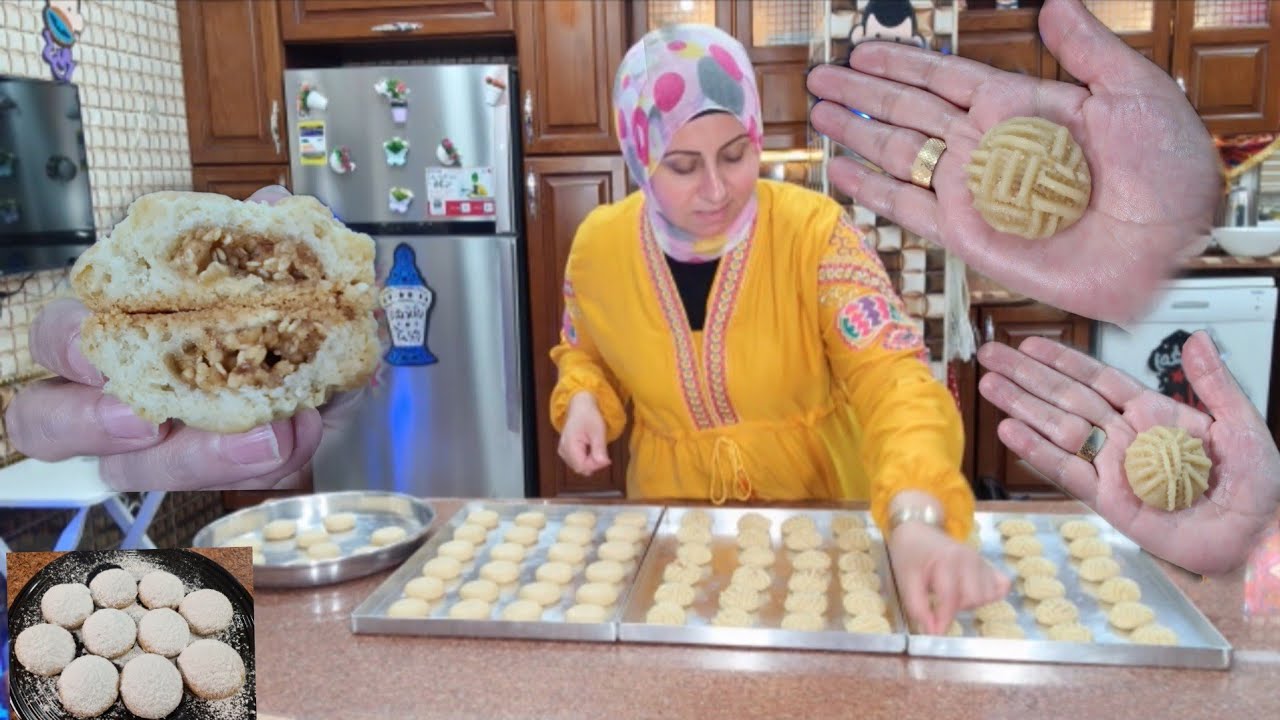 كحك العيد الناعم ال بيدوب ولا علي السخن ولا علي البارد واهم حاجة في نجاحه #كحك_بالعجمية #كحك_بالملبن