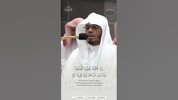 مقتطف من تلاوة فضيلة الشيخ أ.د. ياسر الدوسري من صلاة الفجر 5 صفر 1446هـ.