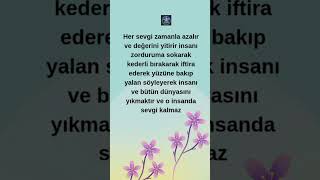 Her Sevgi Zamanla Azalır Ör Ğeni