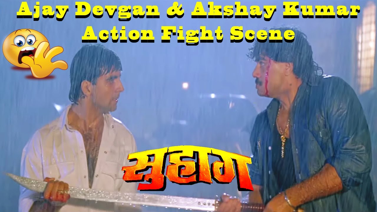 Ajay Devgan & Akshay Kumar Action Fight Scene from Suhaag Action Drama Movie