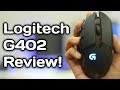 Logitech G402 Hyperion Fury Gaming Mouse Unboxing and Review! (Hindi)
