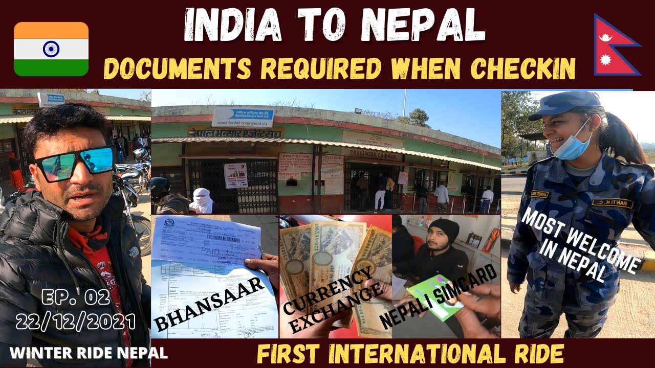 documents required to visit nepal from india