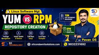 Linux Software Mgt|YUM vs RPM|REPOSITORYcreation BY Pavan|SD|DAY-9