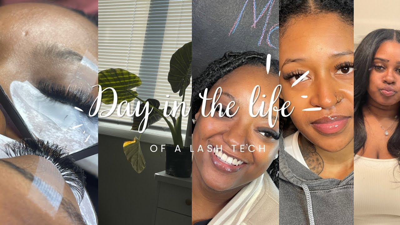 Lash Tech Vlog | Day In A Life - YouTube