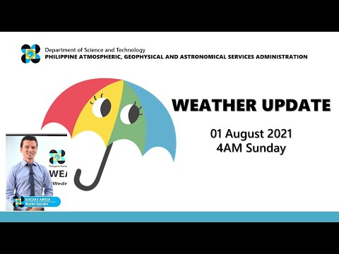 Public Weather Forecast Issued at 4:00 AM August 1, 2021