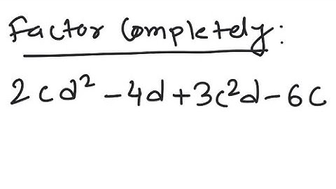 Factoring: Factor 2c d^2 - 4d + 3c^2 d - 6c