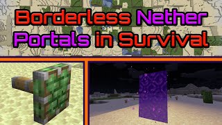 How to Easily Remove the Obsidian from Nether Portals | No Update Suppression