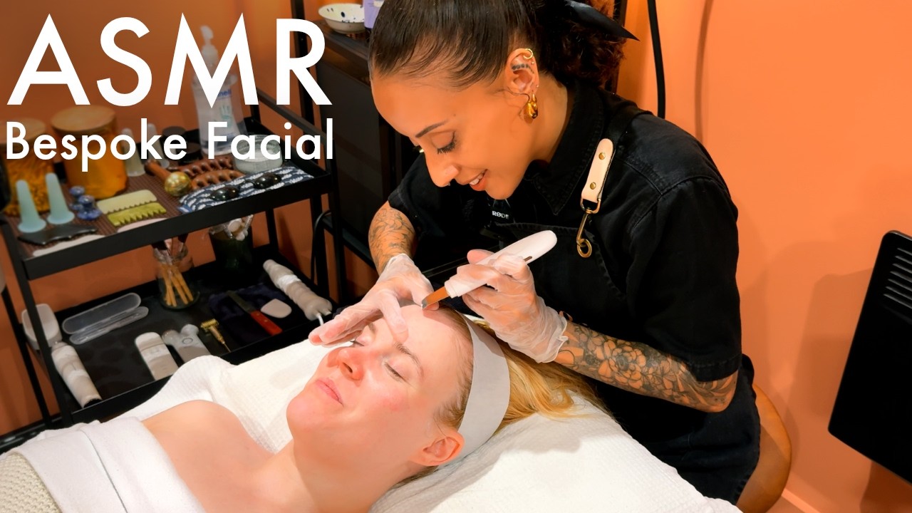 ASMR Bespoke Facial with @skinanddosha  buccal massage, cupping and Gua sha